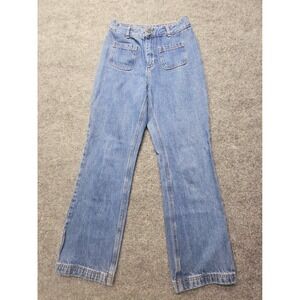 Cyrillus Paris Womens Jeans 28x30 Straight Leg High-Rise Front Pockets Cotton